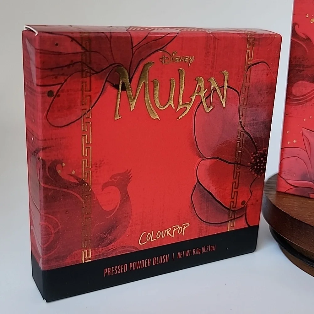 Colourpop Disney Mulan Pressed Powder Blush - Good Luck Charm - Limited Edition
